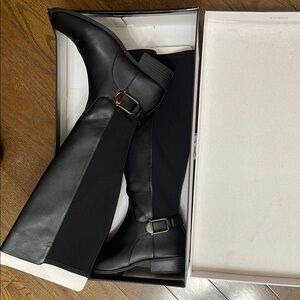 Alfani Black Knee-High Riding Boots
